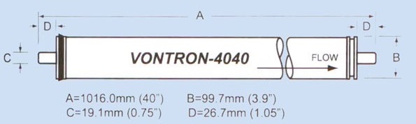 Мембранный элемент (мембрана) Vontron 4040