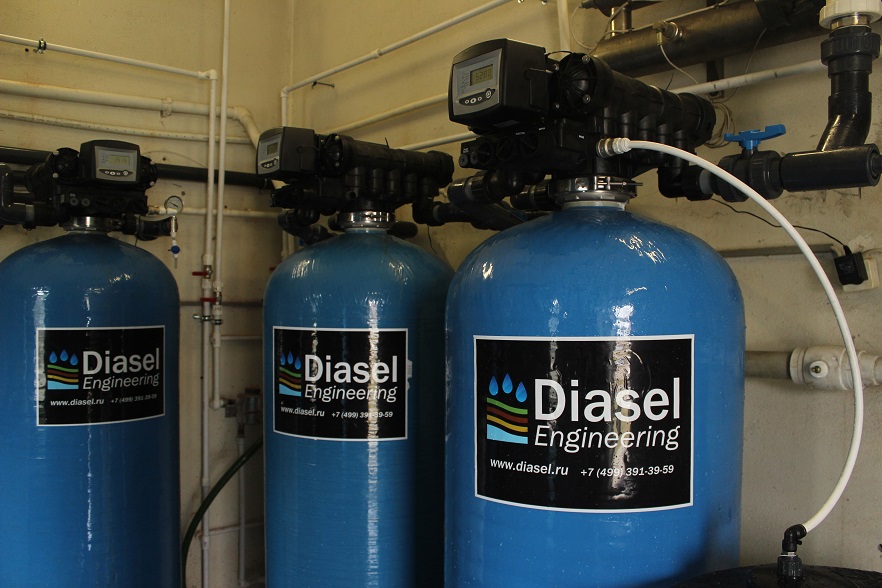 Система очистки воды для автозаправочной станции компании Диасел