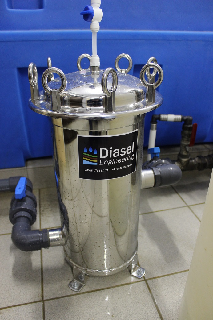 Мультипатронный фильтр для механической очистки воды Диасел