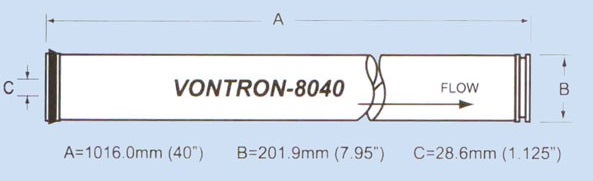 Мембранный элемент (мембрана) Vontron 8040