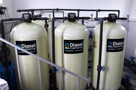 Система очистки воды на предприятии Диасел
