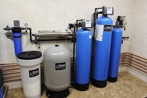Фильтры умягчения воды для загородного дома Диасел