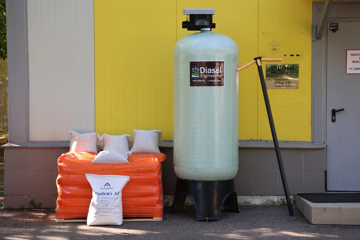 Деферризация против железа в воде DFIR 3072