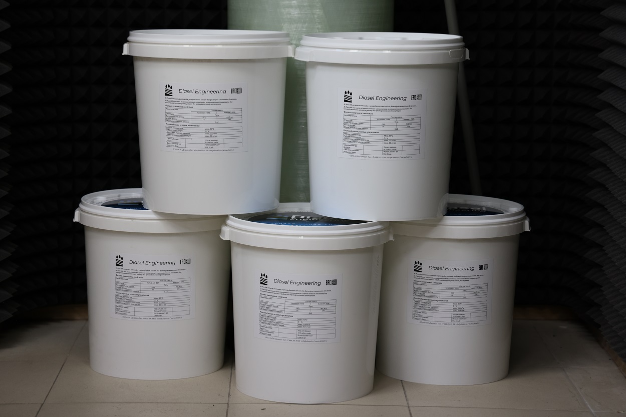 Фильтр смешанного действия и ионообменная смола 1665