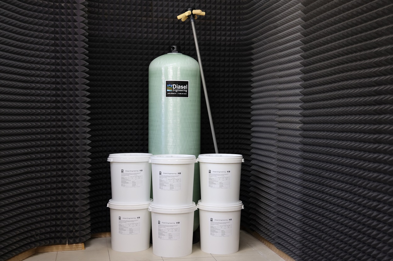 Фильтр смешанного действия и смола 1865