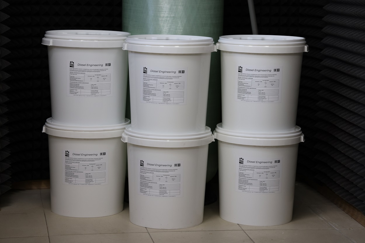 Фильтр смешанного действия и смола м пюр 1865