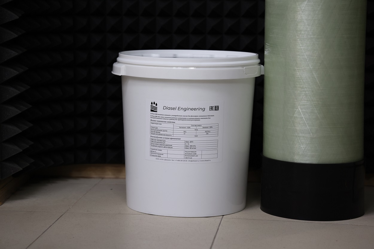 Фильтр смешанного действия очистка от катионов и анионов 1035