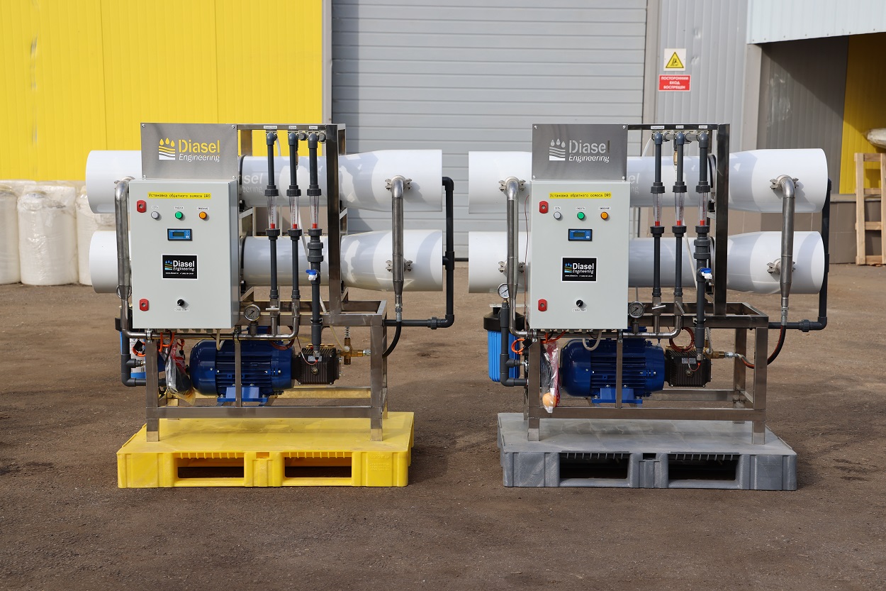 Обратный осмос оборудование DRO-8040-2 морской