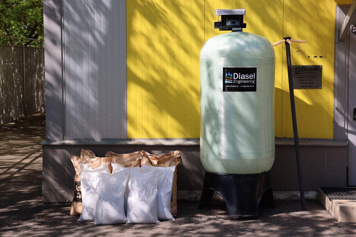 Угольник в водоочистке DFC 3672