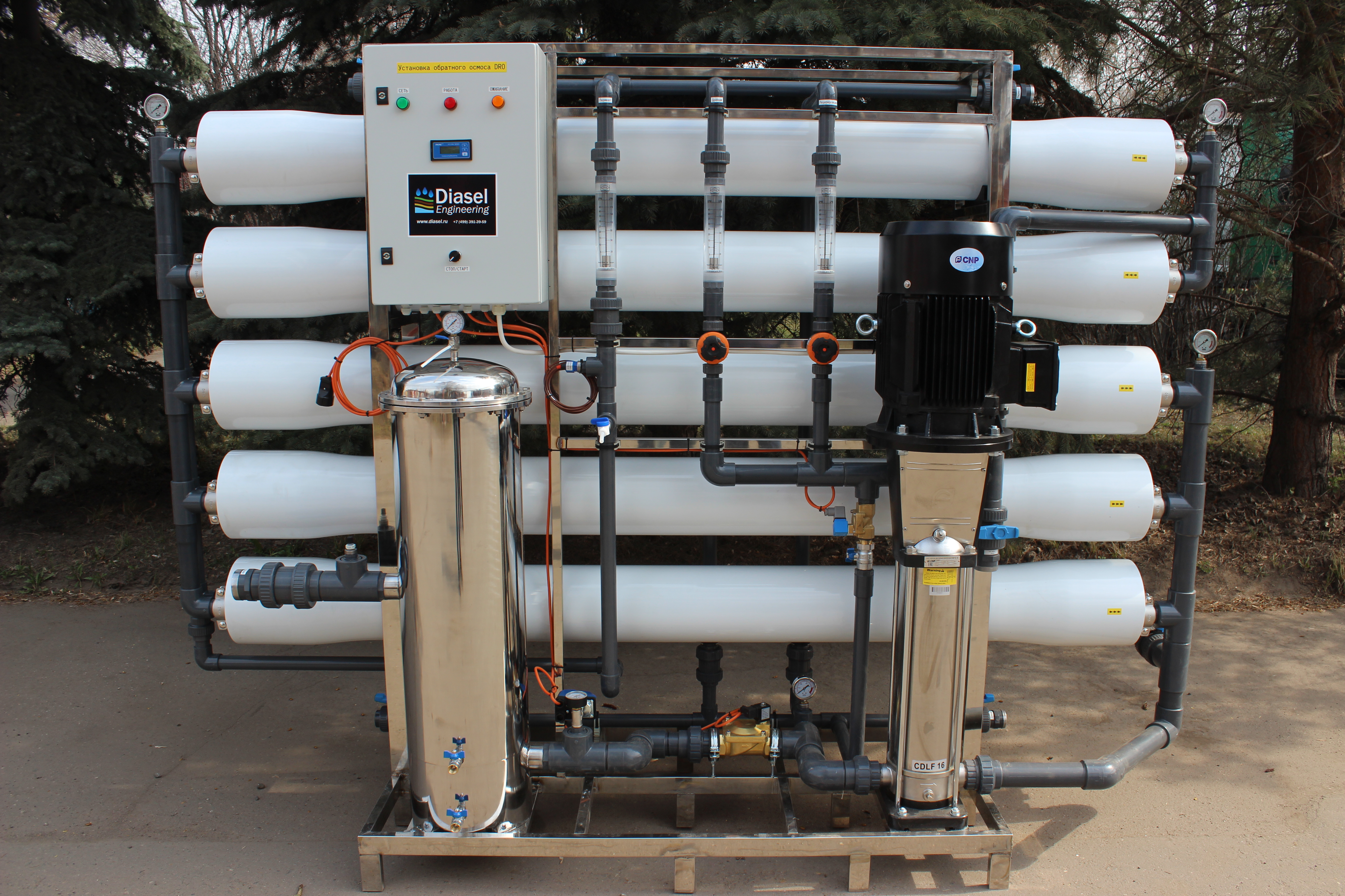 Осмотическое давление в воде