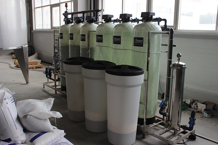 Система водоочистки с солью