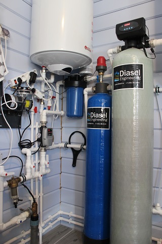 Монтаж системы обезжелезивания воды