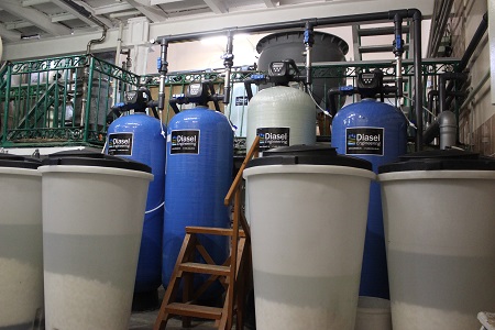 Фильтр для воды с ионообменной смолой