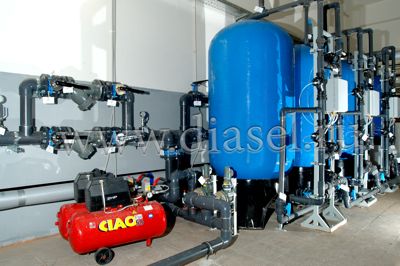 Промышленное обезжелезивание воды Промышленная ситема очистки воды