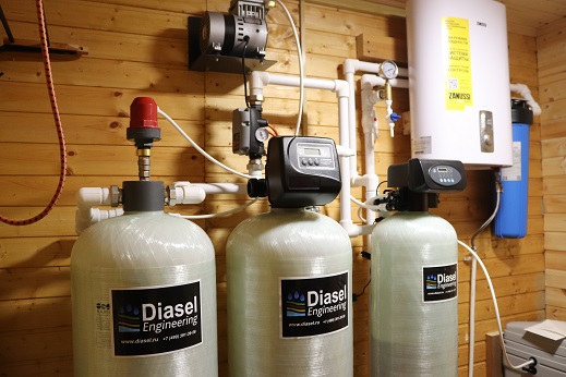 Схема установки очистки воды